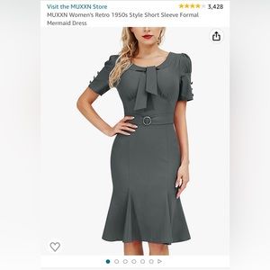 50s style dress. Retro. XL.